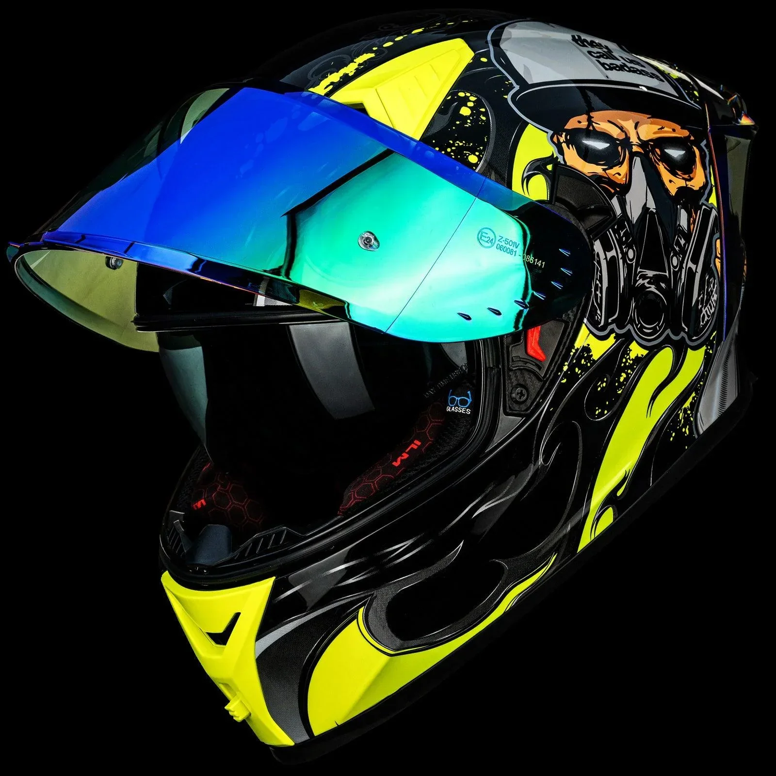 Clearance Sale - ILM Full Face Motorcycle Helmet Model Z501 (5 Colors) - Image 6