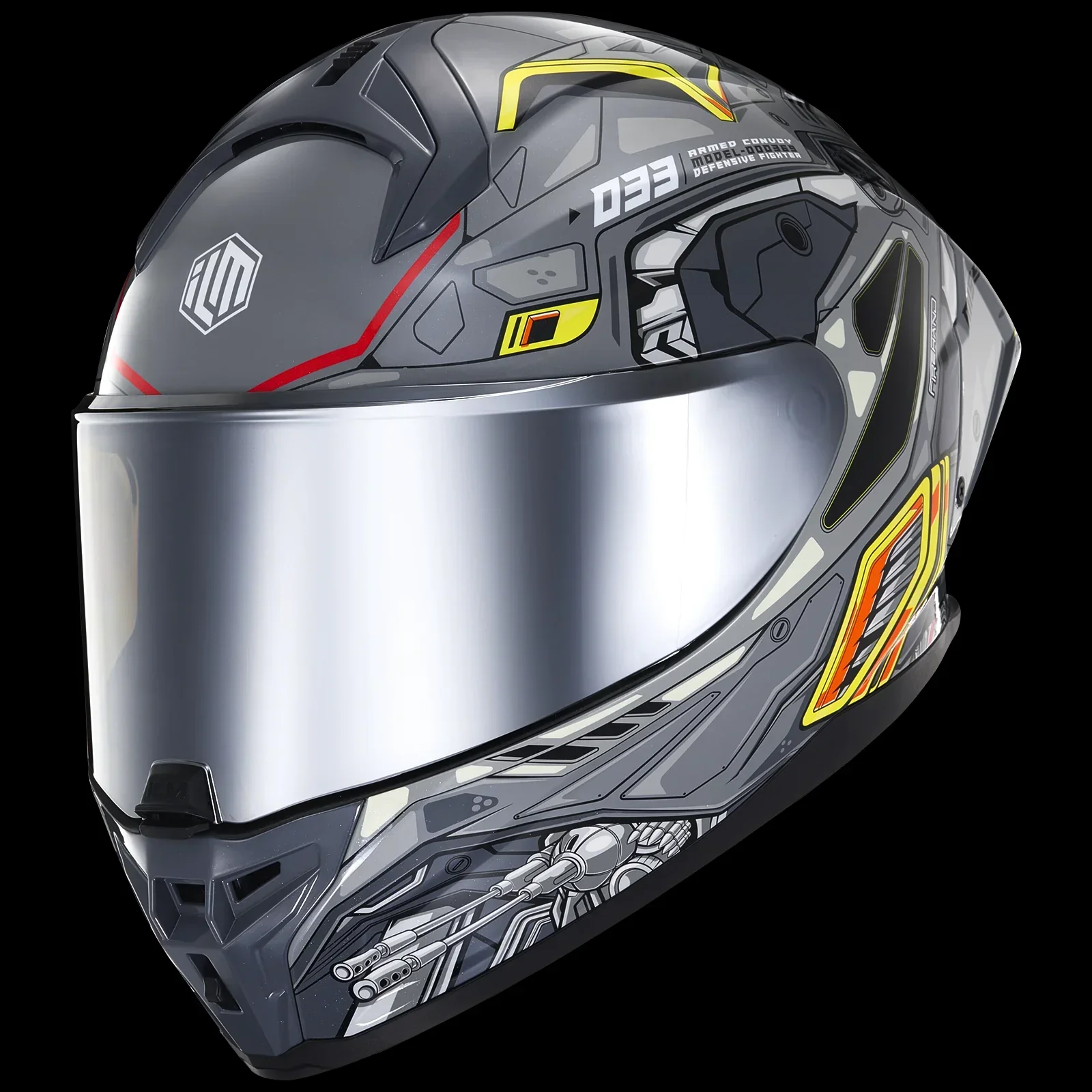 ILM Full Face Motorcycle Helmets Powersports Street Racing Cascos para Motos Model MF510